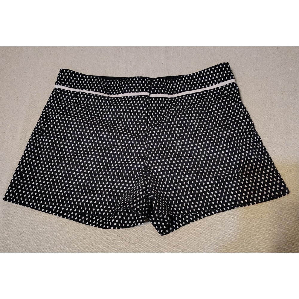 ARMANI EXCHANGE Women's Black White Polka Dot Shorts Size 4‎ WW